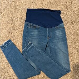 SHEIN Blue Maternity Jeggings